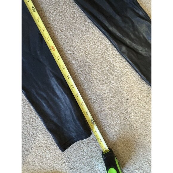 Spanx Faux Leather Leggings for Women, Size Large Black - Picture 3 of 4